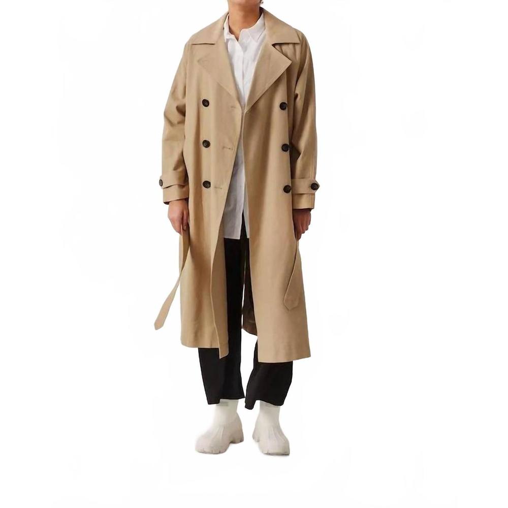 NEW PART TWO women's solina trench coat in travertine